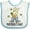 White and Blue, variant on Inktastic My 1st Mothers Day Boys Boys Baby Bib