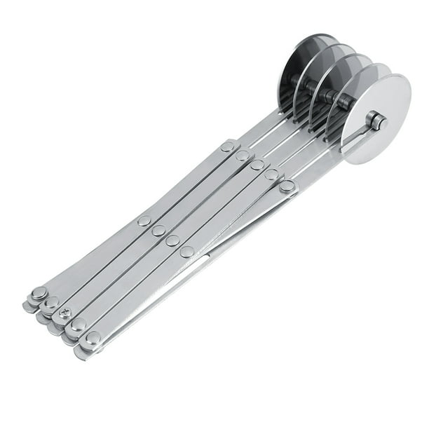 Cortador de Masa de 7 Ruedas, Cortador para Hornear Con Cuchillo para Pasteles de Acero