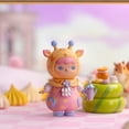 thumbnail image 4 of POPMART PUCKY ANIMAL TEA PARTY Series Anime Action Figure Guess Bag Ornament Figurines Home Decor Desktop Dolls Model Girls Gift, 4 of 5