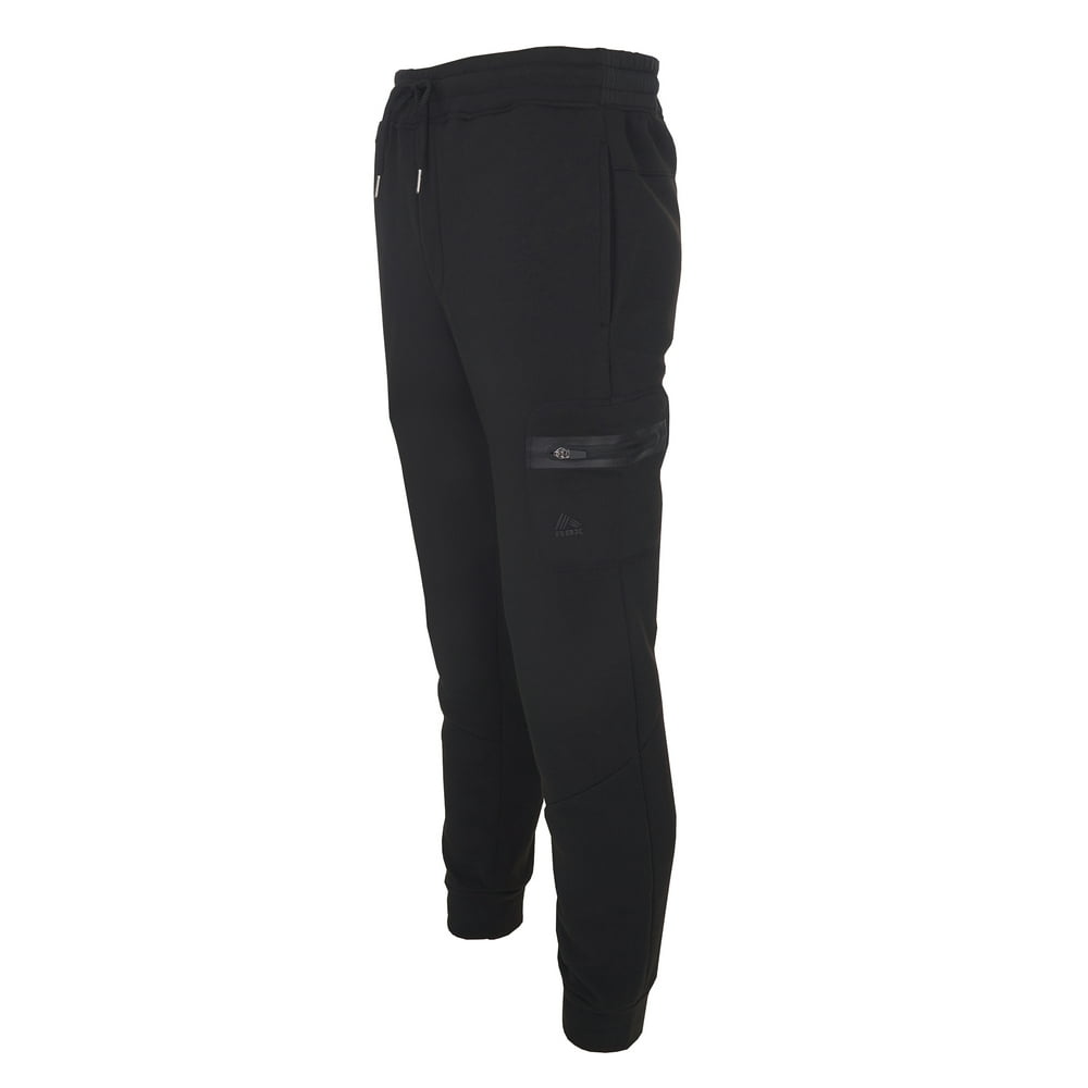 RBX - RBX Active Men's Fleece Jogger Sweatpant With Patch Zipper Pockets - Walmart.com - Walmart.com