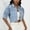Light Blue, variant on Goodtrade8 Denim Coats for Women Cropped Jean Jacket Long Sleeve Casual Button Solid Color Women Winter Tops