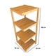 thumbnail image 2 of Organizador Madera Cocina Mostrador 4 Entrepaños Reforzado esquinero esquinero, 2 of 2