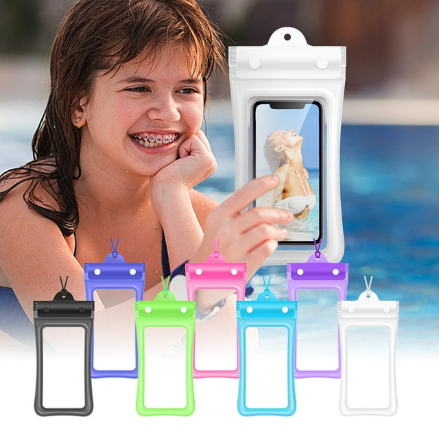 Xihbxyly Artículos para Menores de 10 Años Fundamentos de Teléfono Móvil, para Natación, Aguas Termales, Sellada, para Colgar, para Buceo, con Pantalla Táctil