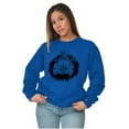 thumbnail image 4 of Mountain Compass Symbolic Spirit Unisex Plus Fleece Graphic Sweatshirt Brisco Brands 3X, 4 of 5