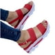 thumbnail image 4 of Verano damas mujeres zapatos de suela gruesa plana moda casual playa sandalias Wmkox8yii  nm6481, 4 of 4