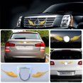 thumbnail image 4 of 3D Wings Stickers (1 Pair) Gold Metallic Auto Metal Sticker Car Accessories, 4 of 6
