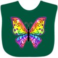 thumbnail image 3 of Inktastic Butterfly with Rainbow Wings Boys or Girls Baby Bib, 3 of 4