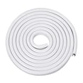 thumbnail image 1 of Uxcell se adapta a bordes de 3/32"-7/32" recubrimiento de borde de 10 pies / 3 metros con hoja de hierro plástico blanco, 1 of 5