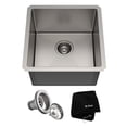 thumbnail image 1 of Fregadero de cocina Kraus Standart Pro Undermount de acero inoxidable de 17 pulgadas, 1 of 7