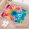 thumbnail image 5 of Tie Dye Polyester Door Rugs - Non-Slip Floor Rugs - Machine Washable Area Rugs, 5 of 6
