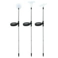 thumbnail image 2 of Color-Changing LED Lamps for Outdoor Garden, Yard, Lawn, and Patio Decor 3-Pack Solar Stake Lights, 2 of 8