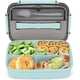 thumbnail image 1 of Bento Box Fiambrera para adultos, Bento Box Lunch Box Containers, Bento Box para niños con compartimentos, palillos y tenedor, 1 of 8