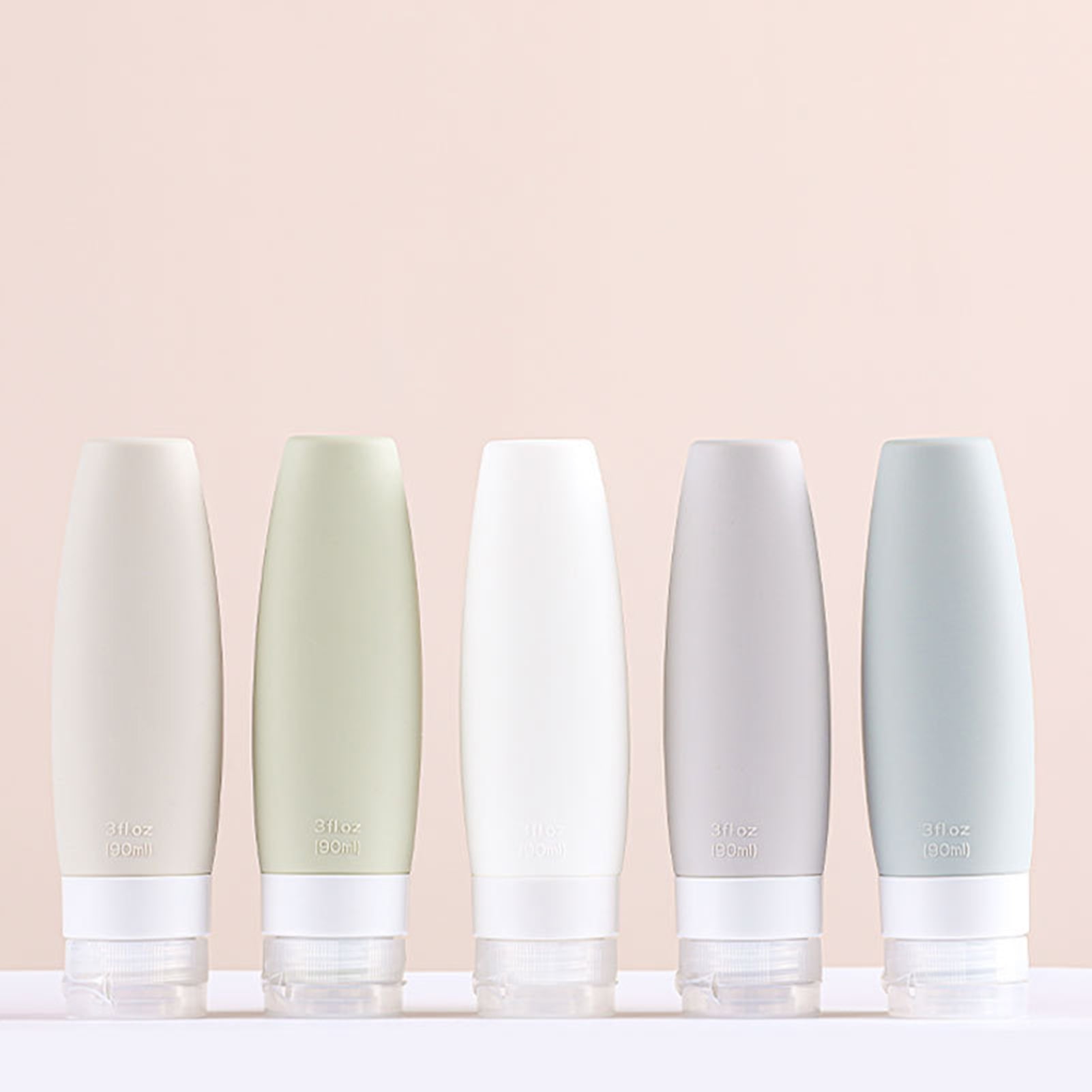 Dream Lifestyle 60ml/90ml Silicone Travel Bottles for Toiletries