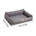 thumbnail image 3 of Dog Bed Mat, 4 Season Cooling Pet Sleeping Mat Washable Non Slip Portable Cushion Sofa Crate Bed Soft Comfort Rest Pad, for Dogs Cats Indoor Outdoor Travel Home Use, 3 of 6