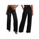 thumbnail image 3 of Pantalones Vaqueros de Pierna para Mujer, Cintura Alta, Elásticos, con Dobladillo Sin Rematar Negro XL, 3 of 7