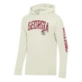 thumbnail image 2 of Men's ComfortWash  Cream Georgia Bulldogs Long Sleeve Hooded T-Shirt, 2 of 3