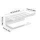thumbnail image 3 of Soporte de papel higiénico Estante de aleación de aluminio | Dispensador de pañuelos de papel de montaje en pared sin perforación con estante de almacenamiento de teléfono grande | Organizador de, 3 of 6