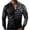 Black, variant on Mens Button Shirt, Nylon Four-Way Stretch Leopard Print Long Sleeve Single Breasted Lapel Elastic Tech Fabric Breathable Animal Pattern Tops Garment Piece, Khaki, M