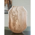 thumbnail image 2 of Signature Design by Ashley Dushby 9.5" Glass Vase, Blush Pink Finish Decor, 2 of 5