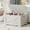White/X Pattern, variant on Ataucjin 23.6" Storage Chest,Wooden Storage Bench with Safety Hinge,Wooden Entryway Bench,Easy Assembly,Retro Style Large Toy Chest for Entryway, Living Room,Bedroom