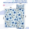 thumbnail image 5 of Pioneer Flower Floral Print Pattern Toddler Nap Mats for Kids Preschool,Sleeping Mat Bag or Kids,Toddler Sleeping Bag,Toddler Nap Mat or Daycare, 5 of 6