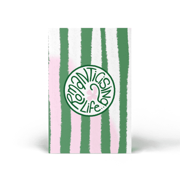 A5 Softcover Diary with Expressive Cover, 50 Ruled Pages, Lightweight
