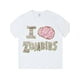 thumbnail image 1 of Personalidad, ¡estilo urbano! Me encanta el estampado de cerebro de ZOMBIES. Camiseta para hombre. Moda urbana. Artículo único., 1 of 6