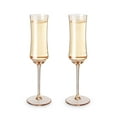 thumbnail image 6 of Twine Tulip Champagne Flutes for Home Bar, Wedding Gifts, 7 oz Set of 2, 6 of 7