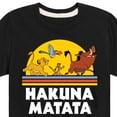 thumbnail image 3 of The Lion King - Hakuna Matata - Sunshine - Toddler & Youth Short Sleeve Graphic T-Shirt, 3 of 5