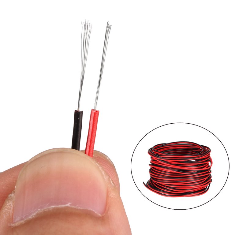 TUOFENG 40ft 22 AWG 4-Core RGB Extension Cable - 4 Pin Wire For LED Strip Lights (5050/3528), 300V Max