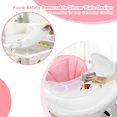thumbnail image 5 of suihuooo Foldable Baby Walker with Height Adjustment for Boy Girls 6-18 Months,Pink, 5 of 9