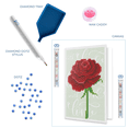 thumbnail image 5 of Diamond Dotz Love Rose Card Diamond Painting Kits for Adults - Diamond Art Kits a Relaxing Creative Craft Kit with Dotz Gems, 5 of 6