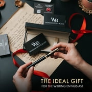 Wordsworth & Black Fountain Pen, Extra Fine Point Ink Pens, Black Gold - Refillable, Calligraphy