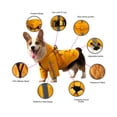 thumbnail image 3 of CIYISON Reflective Dog Clothes Dog Hodded Raincoat Skin Friendly Rainywear Pet Supplies, 3 of 7