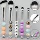 thumbnail image 5 of 50X Brochas de Maquillaje con Cuentas, Cuentas de Silicona, Brochas CosméTicas de Maquillaje DIY, Kit de Brochas con Cuentas para Bricolaje, 5 of 6