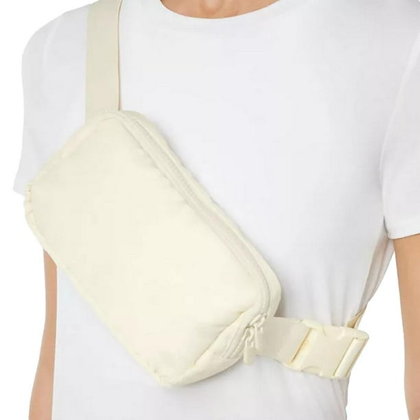 Hotel Kalinga Plain White Fanny Pack Gap Unisex Fanny Pack