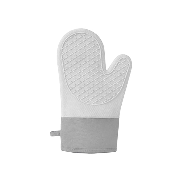 Guantes de Horno de Molde de Silicona Guantes de Microondas Gris Beige Verde 28x18cm, Guantes de Cocina para Cocinar Agarres Resistentes Al Calor para la Fritora de Aire Vaporizadora
