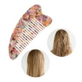 thumbnail image 5 of Unique Bargains 1 Pc Portable Anti-Static Hair Comb Multicolor Acetate Sheet, 5 of 5