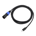 thumbnail image 2 of Cable de audio USB C a XLR macho de alto rendimiento, conector de audio de aleación de zinc para teléfono. 300cm, 2 of 9