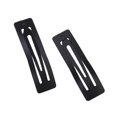 thumbnail image 4 of Clip de pelo Snap Negro Clips de Broche de Metal Negro Piezas Pasadores para El Cabello de Bricolaje Diapositivas Arcos Blancos Rectángulo 3.1 " Magideal Clip de pelo Snap Negro, 4 of 4