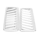 thumbnail image 2 of 2 piezas de decoración interior de cubierta de ventilación de aire acondicionado con volante a la derecha para Harrier Venza XU80 2020 2021 Argent mat, 2 of 5