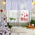 thumbnail image 5 of Easter Bunny Curtain Valances for Windows, Kitchen Valance Window Treatments Panel 2 Pack, Watercolor Butterfly Cute Rabbit Flowers Purple Rod Pocket Short Curtains for Bathroom Bedroom 54 x 18 Inch, 5 of 8