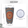 thumbnail image 4 of Goofa Mandala for 20 oz Skinny Tumbler Stainless Steel Coffee Mug Slim Vacuum Insulated Travel Cup Car Cup-Without Straw, 4 of 8