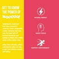 thumbnail image 3 of Wooooo! Energy Ric Flair Sparkling Adaptogenic Mushroom Energy Drink | Natural Antioxidants & Nootropics | Lion’s Mane & Cordyceps | 150mg Caffeine | 12 Pack (Strawberry Banana), 3 of 6