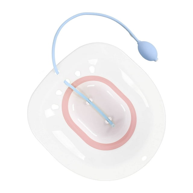 Baño Sitz Para Asiento Para El Inodoro, Bidé Plegable Con Masaje De Agua, Prevención Del Desbordamiento, Cómodo Binado De Sitz Para El Remojo Del Perino,
