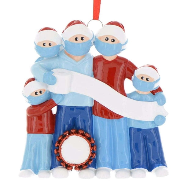 Adorno colgante para árbol de Navidad, decoración para el hogar con fecha de 2020, 1/2/4 piezas, para escribir y dibujar