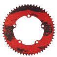 thumbnail image 2 of BOLANY Bicycle Chainring 56T BCD130 Chain Ring Positive Negative Tooth Single Disc for Road Folding BikeGalaxy Orange, 2 of 8
