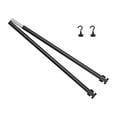 thumbnail image 1 of Portable Hanging Shelve Crossbar Detachable Holder Heavy Duty Shelving Black for, 1 of 8