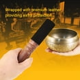 thumbnail image 4 of Handmade Peach Wood Singing Bowl Striker, Mallet de Madera Envuelto Con Cuero Premium Para Tazones, Gongs y Otros Artículos, De Nepal, 4 of 7