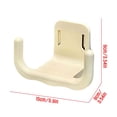 thumbnail image 3 of Dispensador de Toallas de Papel En Forma de U para Debajo Del Estante: Se Instala Sin Necesidad de Taladrar, con Adhesivo o Clip para Montaje En Pared. Dispensador de Papel Higiénico con Ganchos Late, 3 of 7